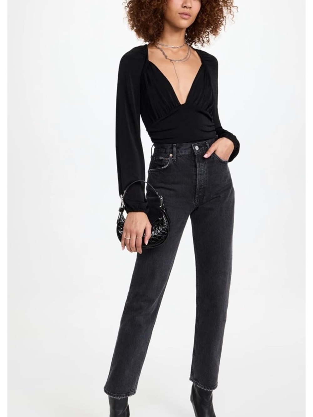 Free People In Your Arms Bodysuit - Black